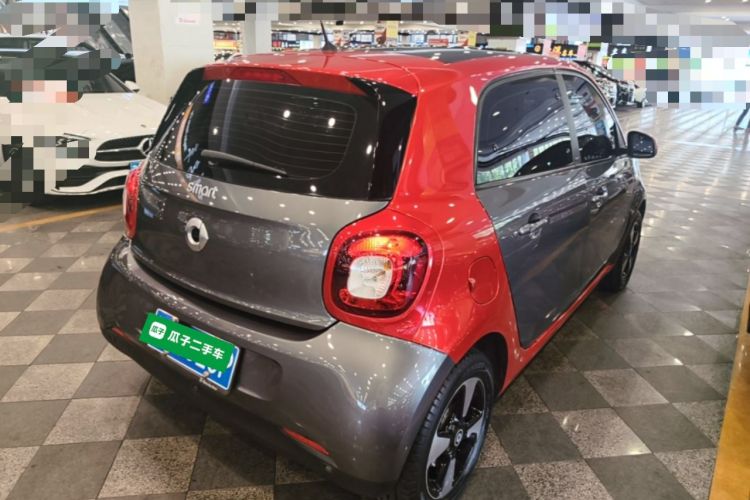 Used smart forfour 2018 1.0L 52kW Passion Edition Rear Right 45 Deg