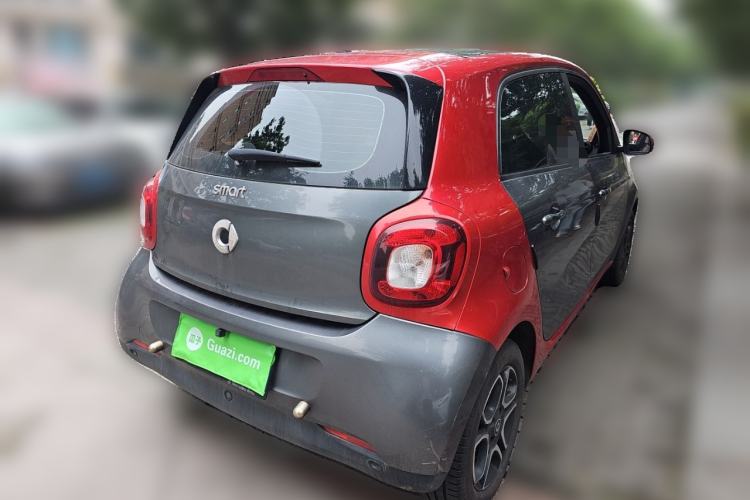 Used smart forfour 2018 1.0L 52kW Passion Edition Rear Right 45 Deg