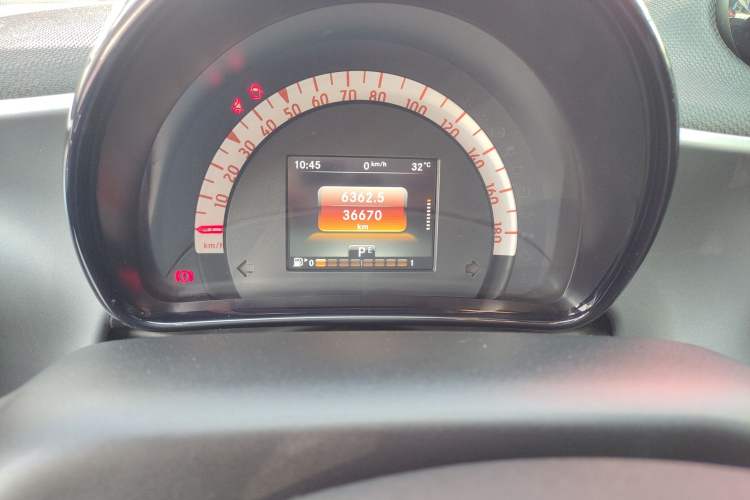 Used smart forfour 2018 1.0L 52kW Passion Edition Odometer Close Up
