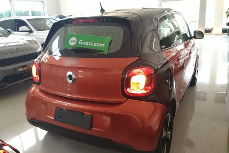 Used smart forfour 2018 1.0L 52kW Passion Edition Rear Right 45 Deg