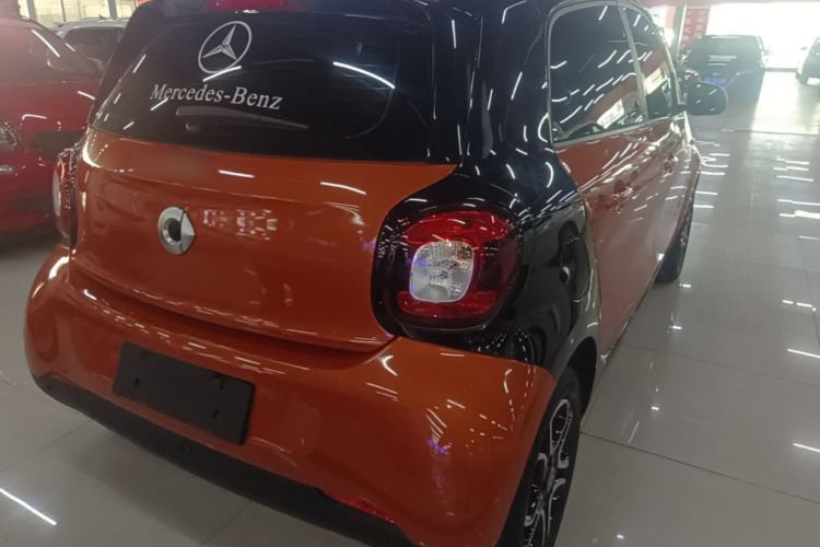 Used smart forfour 2018 1.0L 52kW Passion Edition Rear Right 45 Deg