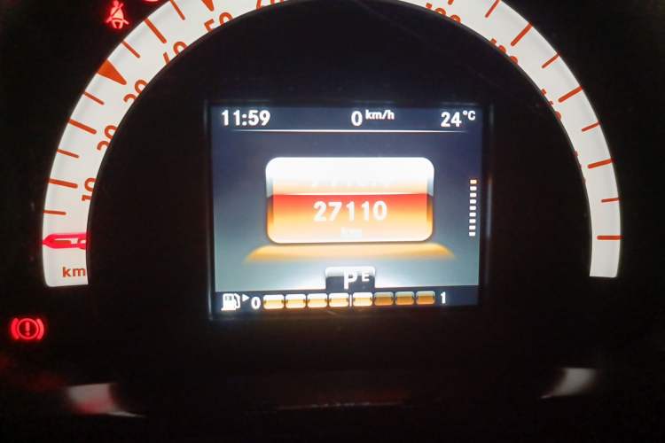 Used smart forfour 2018 1.0L 52kW Passion Edition Odometer Close Up