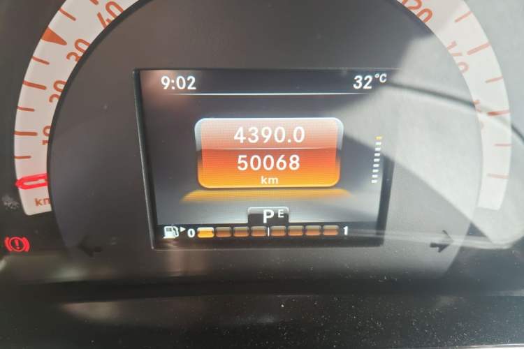 Used smart forfour 2018 0.9T 66 kW Fashion Edition Odometer Close Up