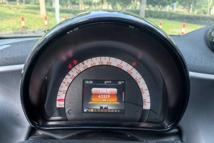 Used smart forfour 2018 1.0L 52kW Passion Edition Odometer Close Up