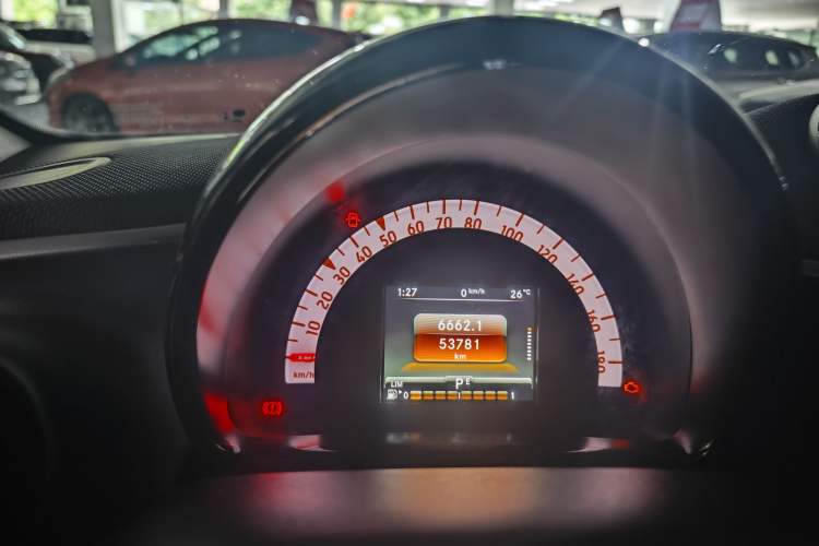 Used smart forfour 2018 1.0L 52kW Passion Edition Odometer Close Up