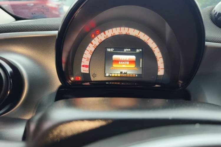 Used smart forfour 2018 1.0L 52kW Passion Edition Odometer Close Up