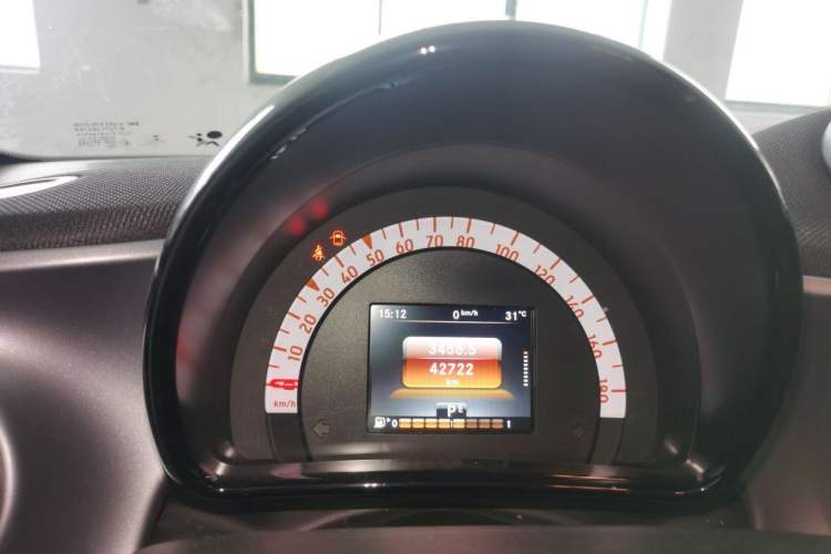 Used smart forfour 2018 1.0L 52kW Passion Edition Odometer Close Up