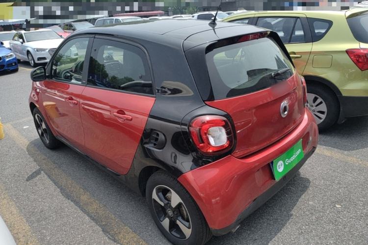 Used smart forfour 2018 1.0L 52kW Passion Edition Rear Left 45 Deg
