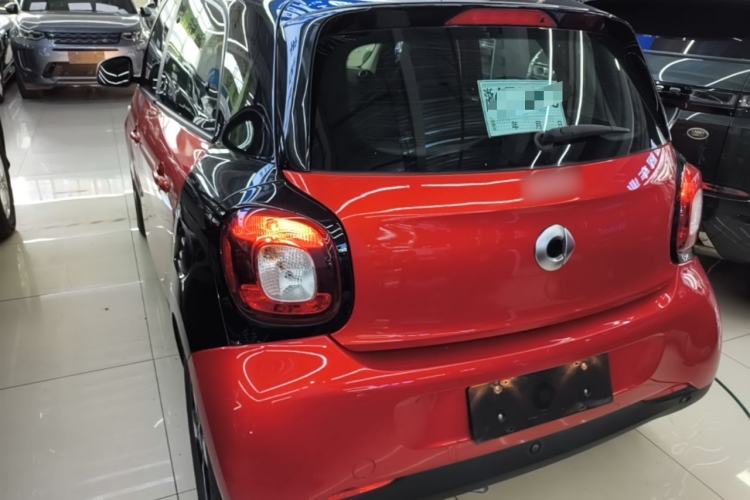 Used smart forfour 2018 1.0L 52kW Passion Edition Rear Left 45 Deg