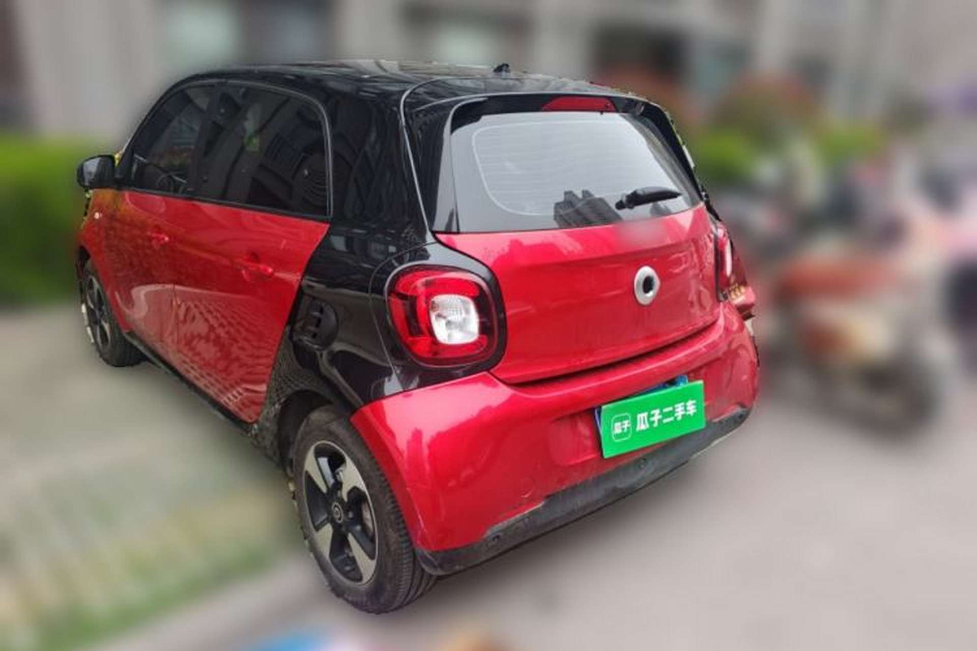 Used smart forfour 2018 1.0L 52kW Passion Edition Rear Left 45 Deg