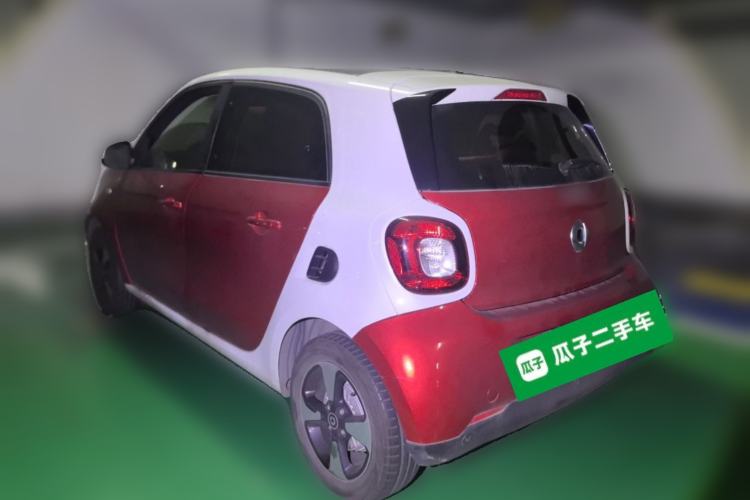 Used smart forfour 2018 1.0L 52kW Passion Edition Rear Left 45 Deg