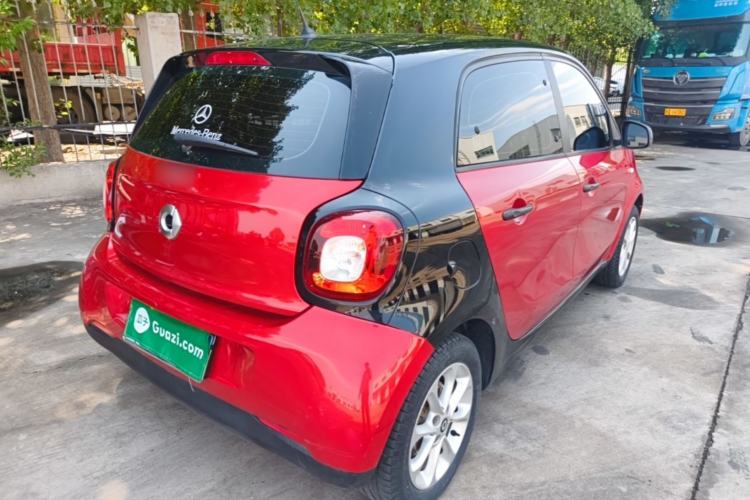 Used smart forfour 2018 1.0L 52 kW Dynamic Edition Rear Right 45 Deg