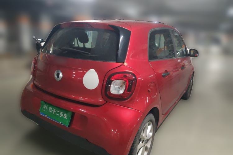 Used smart forfour 2018 1.0L 52 kW Dynamic Edition Rear Right 45 Deg