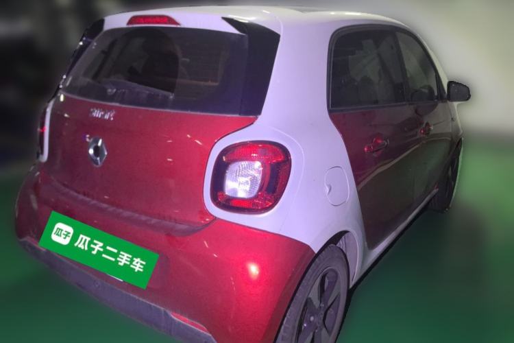 Used smart forfour 2018 1.0L 52kW Passion Edition Rear Right 45 Deg