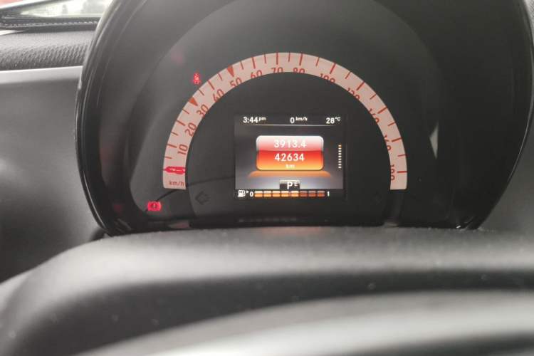 Used smart forfour 2018 1.0L 52kW Passion Edition Odometer Close Up