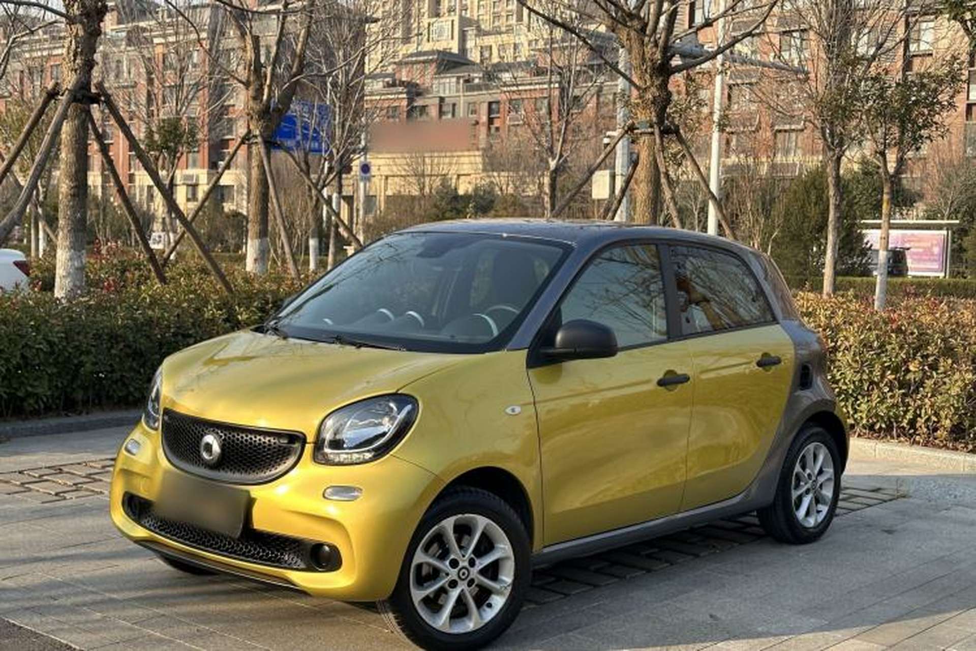 Used smart forfour 2018 1.0L 52 kW Dynamic Edition Front Left 45 Deg