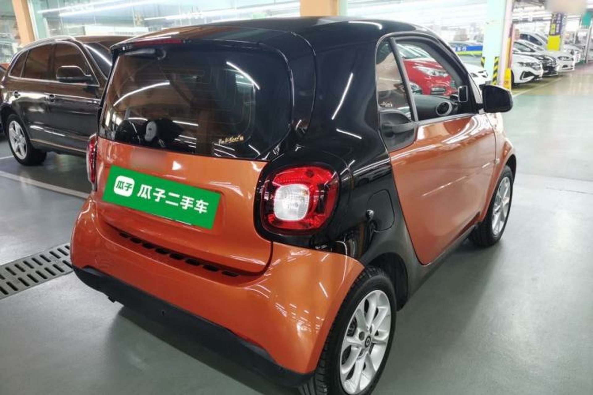 Used smart fortwo 2015 1.0L 52 kW hardtop Dynamic version Rear Right 45 Deg
