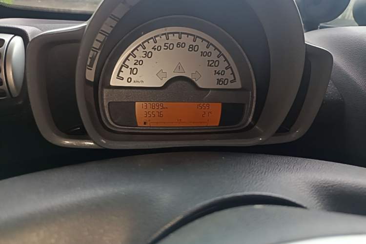 Used smart fortwo 2009 1.0 MHD Hardtop Style Edition Odometer Close Up