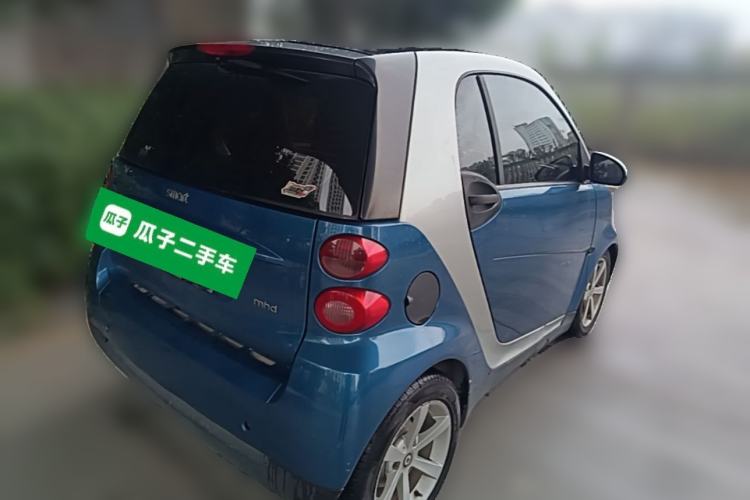 Used smart fortwo 2009 1.0 MHD Hardtop Style Edition Rear Right 45 Deg