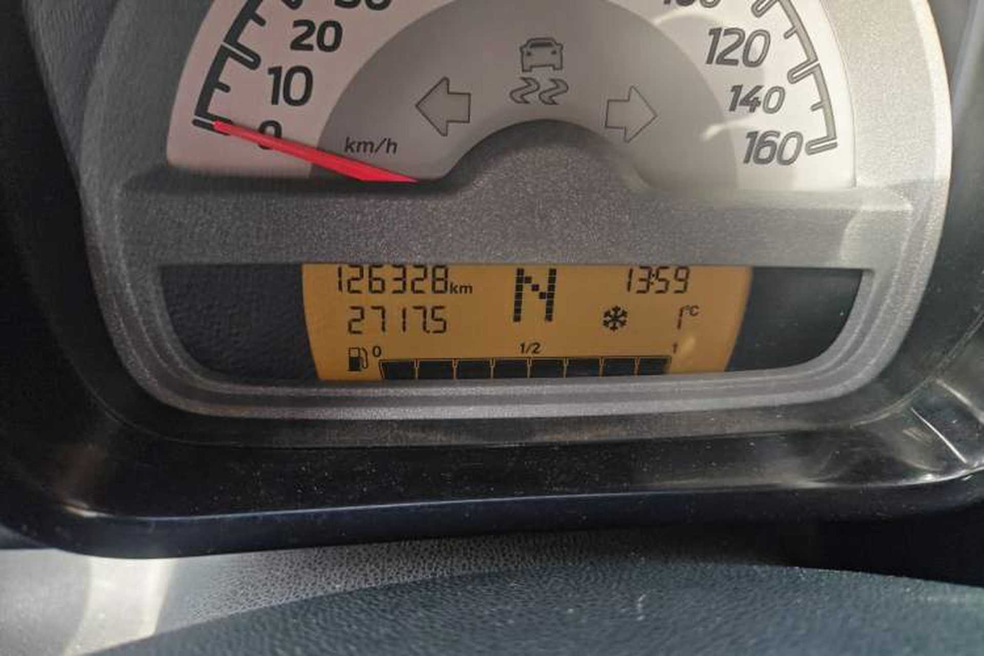 Used smart fortwo 2011 1.0 MHD Convertible Orange Edition Odometer Close Up