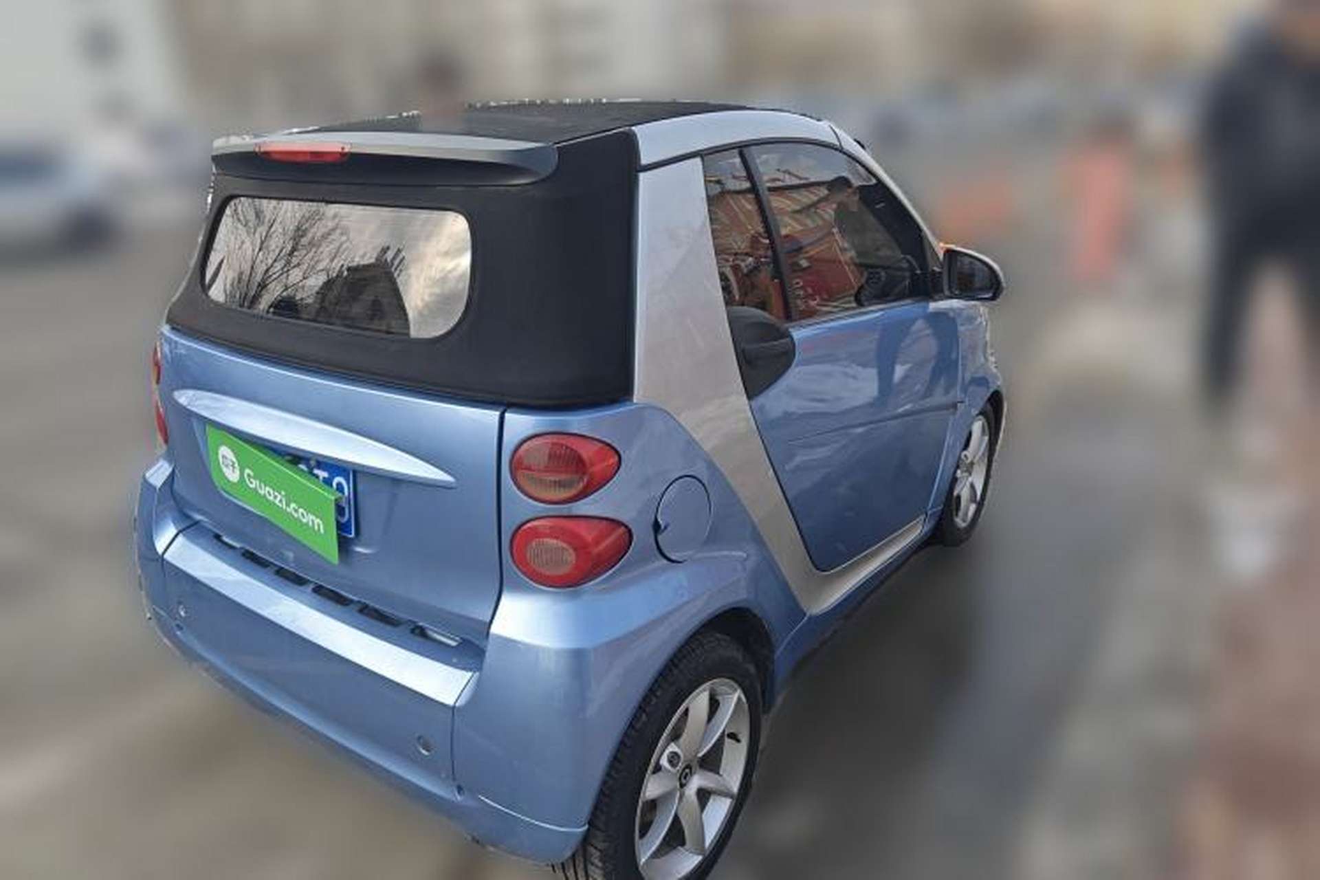 Used smart fortwo 2011 1.0 MHD Convertible Orange Edition Rear Right 45 Deg