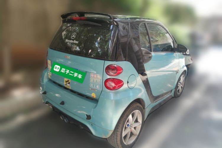 Used smart fortwo 2011 1.0T Hardtop Burning Orange Edition Rear Right 45 Deg