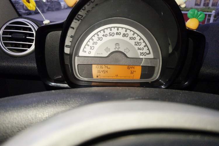 Used smart fortwo 2011 1.0 MHD Hardtop Passion Edition Odometer Close Up