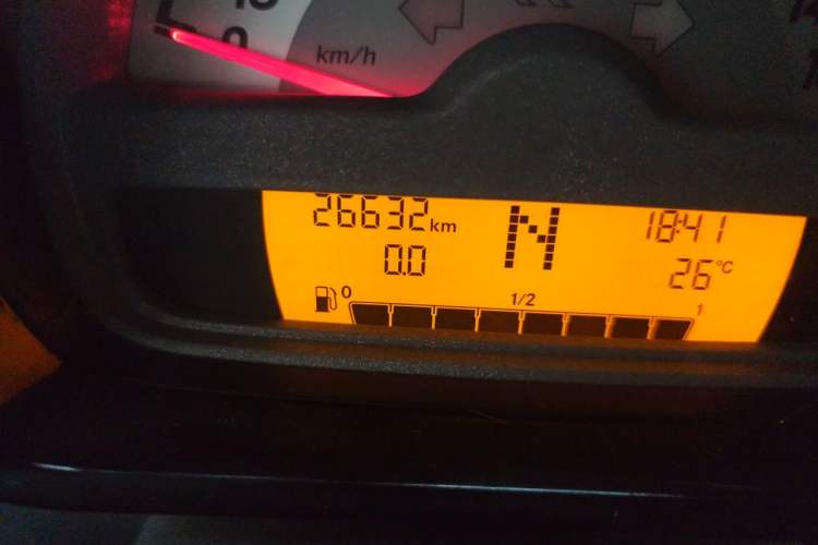 Used smart fortwo  Odometer Close Up