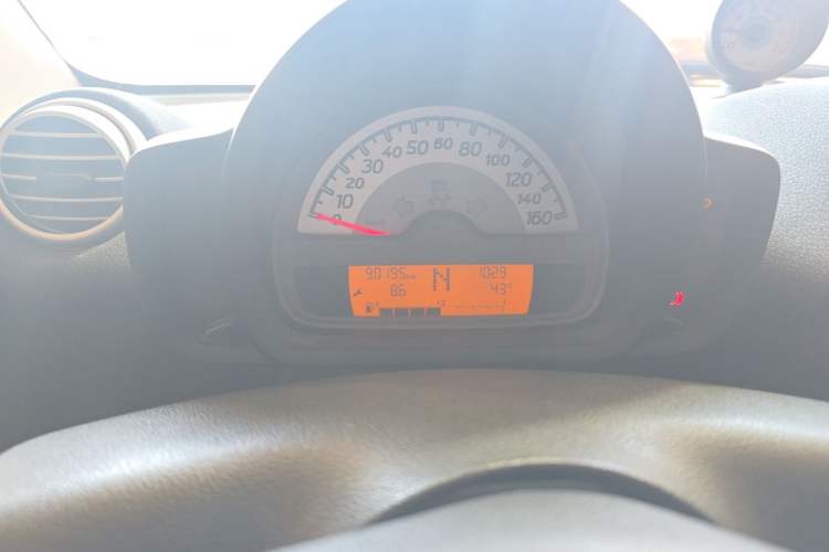 Used smart fortwo 2011 1.0 MHD Hardtop Flame Edition Odometer Close Up