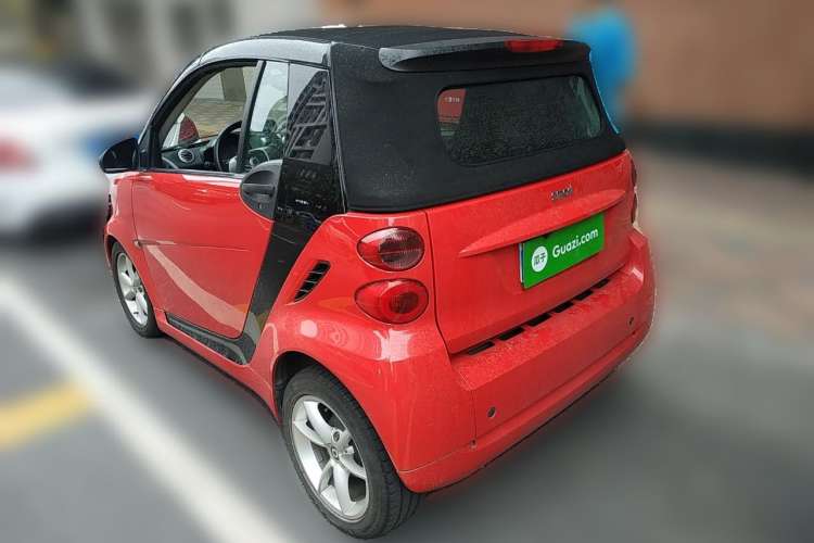 Used smart fortwo 2011 1.0T Convertible Passion Edition Rear Left 45 Deg