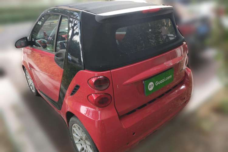 Used smart fortwo 2011 1.0 MHD Convertible Passion Edition Rear Left 45 Deg