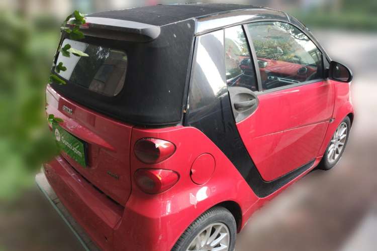 Used smart fortwo 2011 1.0 MHD Convertible Passion Edition Rear Right 45 Deg