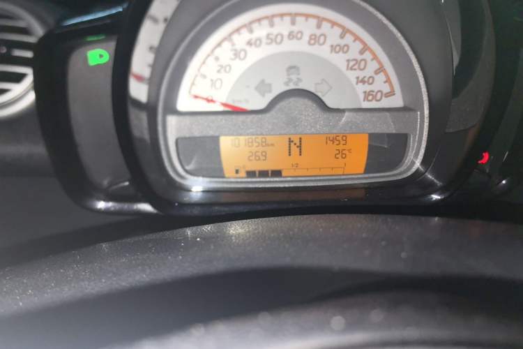 Used smart fortwo 2011 1.0T Convertible Passion Edition Odometer Close Up