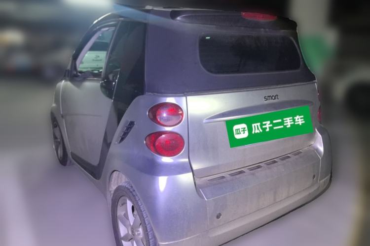 Used smart fortwo 2011 1.0T Convertible Passion Edition Rear Left 45 Deg