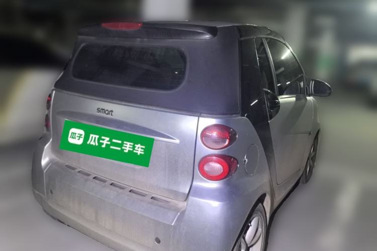 Used smart fortwo 2011 1.0T Convertible Passion Edition Rear Right 45 Deg
