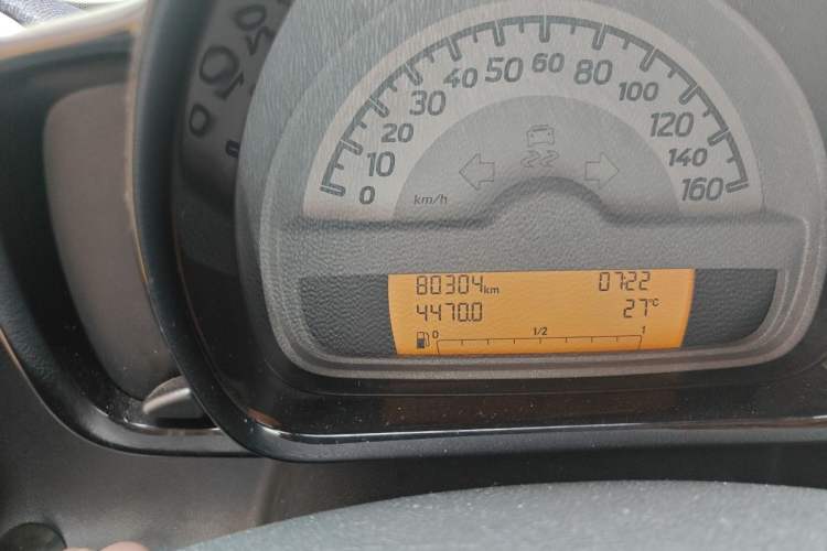 Used smart fortwo 2011 1.0 MHD Hardtop Standard Edition Odometer Close Up