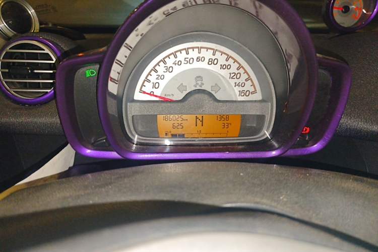 Used smart fortwo 2011 1.0T Hardtop Passion Edition Odometer Close Up