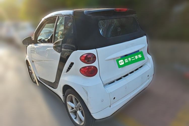 Used smart fortwo 2011 1.0T Convertible Passion Edition Rear Left 45 Deg