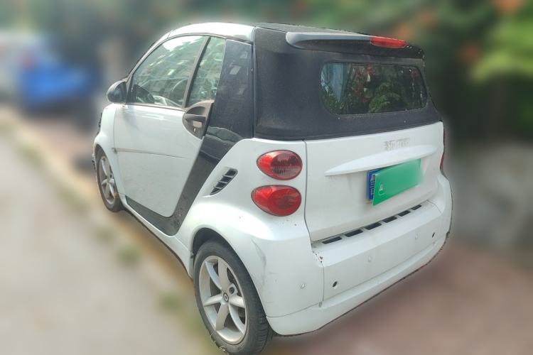 Used smart fortwo 2011 1.0T Convertible Passion Edition Rear Left 45 Deg