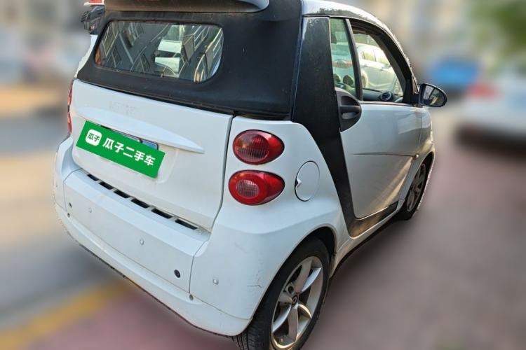 Used smart fortwo 2011 1.0T Convertible Passion Edition Rear Right 45 Deg