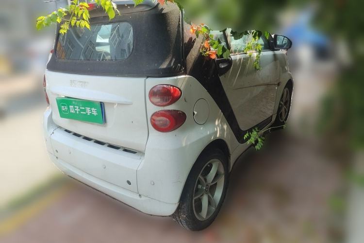 Used smart fortwo 2011 1.0T Convertible Passion Edition Rear Right 45 Deg