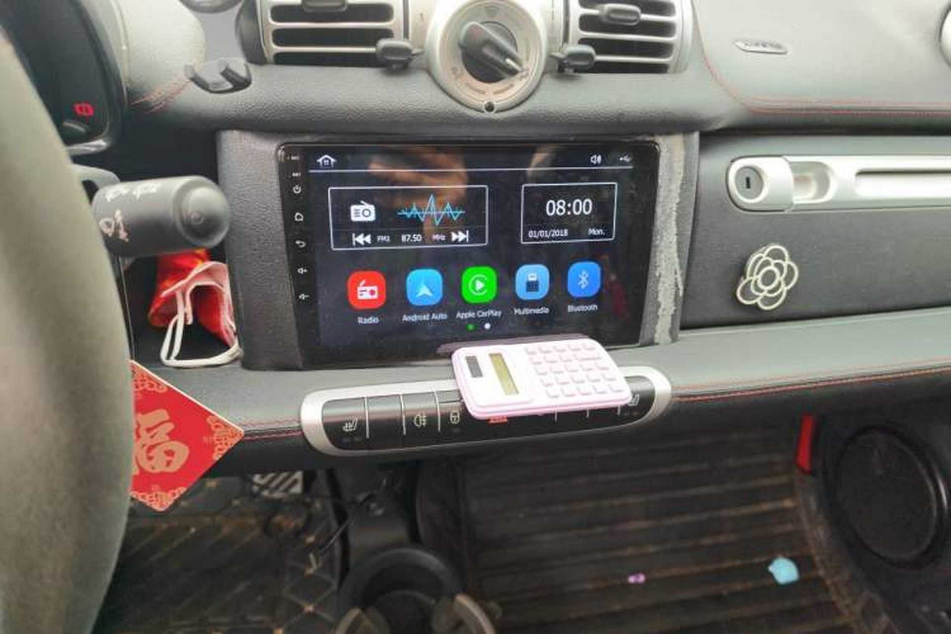 Used smart fortwo 2012 1.0T Hardtop Passion Edition Audio And AC Panel