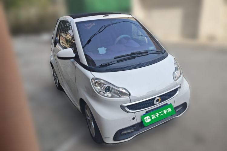 Used smart fortwo 2012 1.0 MHD Convertible Passion Edition Front Right 45 Deg