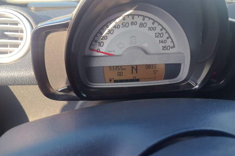 Used smart fortwo 2012 1.0 MHD Hardtop Comfort Edition Odometer Close Up