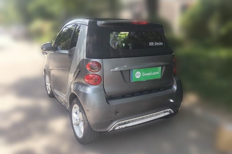Used smart fortwo 2012 1.0T Convertible Passion Edition Rear Left 45 Deg