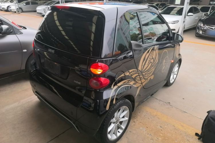 Used smart fortwo 2012 1.0 MHD Hardtop Passion Edition Rear Right 45 Deg