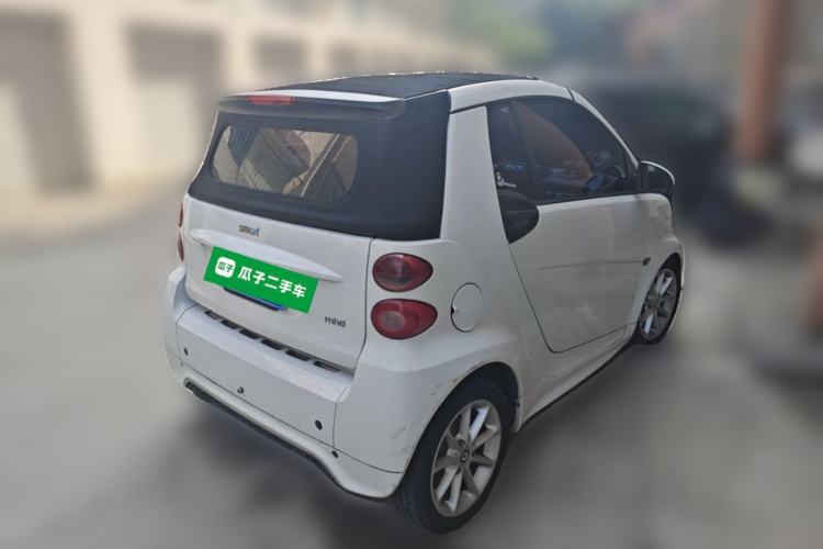 Used smart fortwo 2012 1.0 MHD Convertible Passion Edition Rear Right 45 Deg