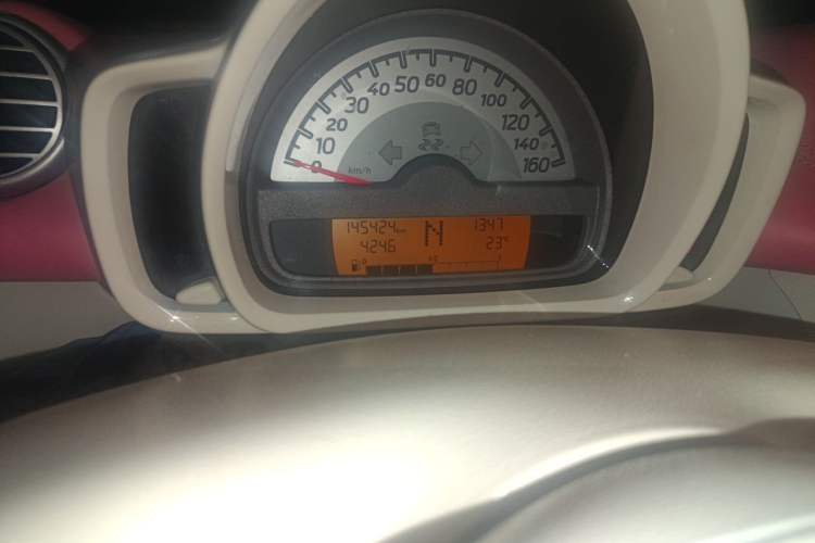 Used smart fortwo 2012 1.0 MHD Hardtop Standard Edition Odometer Close Up