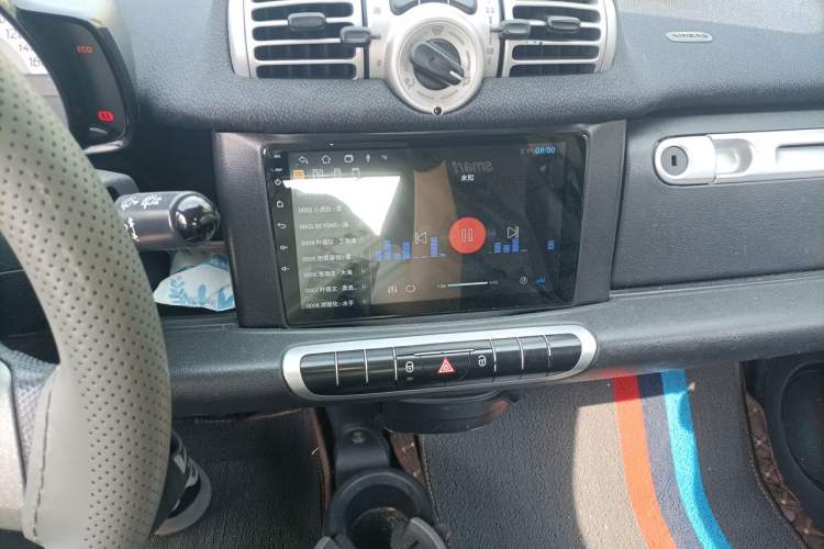 Used smart fortwo 2012 1.0 MHD Hardtop Standard Edition Audio And AC Panel