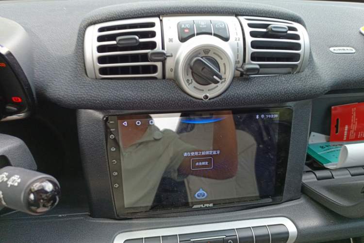 Used smart fortwo 2012 1.0 MHD Hardtop Standard Edition Audio And AC Panel